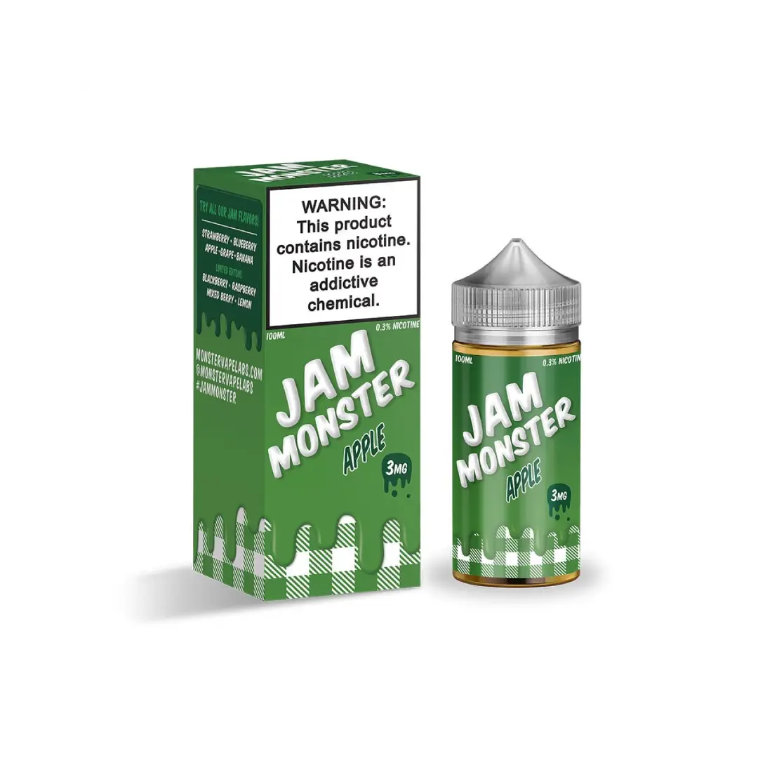 Apple Jam Monster E Liquid Vape - 100Ml 1 Apple Jam Monster E Liquid