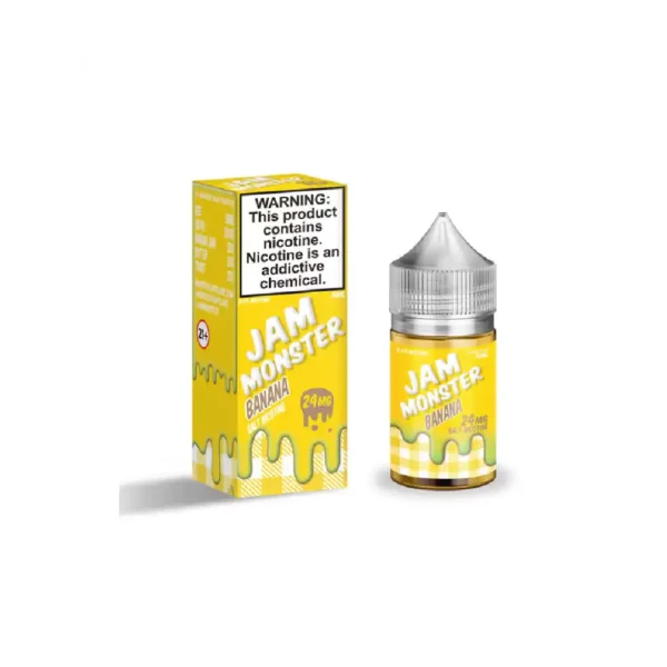 Banana Nicotine Salt Jam Monster Vape Device 1 Banana Nicotine Salt Jam Monster Vape Device