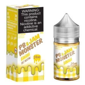 Use Your Senses: Pb &Amp; Jam Monster Banana Nicotine Salt By Jam Monster 1 Pb &Amp; Jam Monster Banana Nicotine Salt By Jam Monster