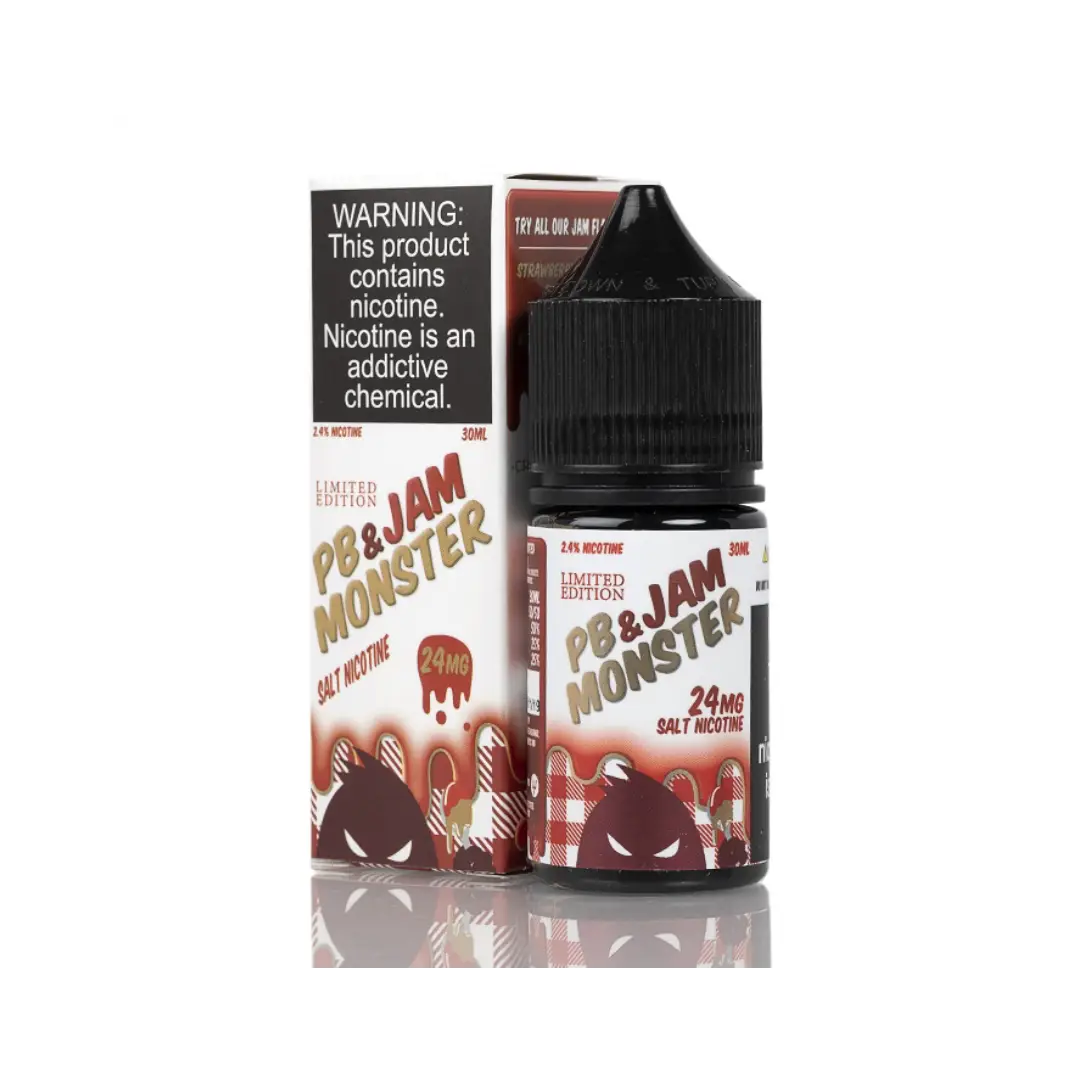 Strawberry Pb Jam Monster Salt Nic Refillable Vape Device 1 Strawberry Pb Jam Monster Salt Nic