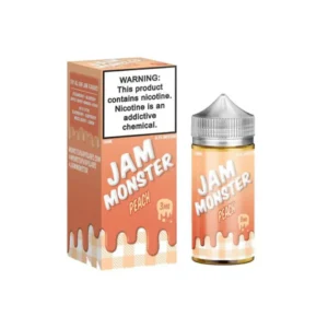 A Taste Of Summer: Peach E-Liquid By Jam Monster 1 Peach E-Liquid Jam Monster Disposable Vape Device