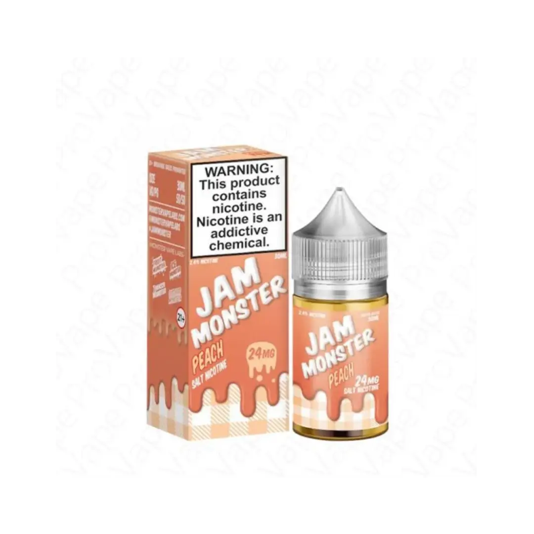 Peach Jam Monster Salt Nic Refillable Vape Device 1 Peach Jam Monster Salt Nic
