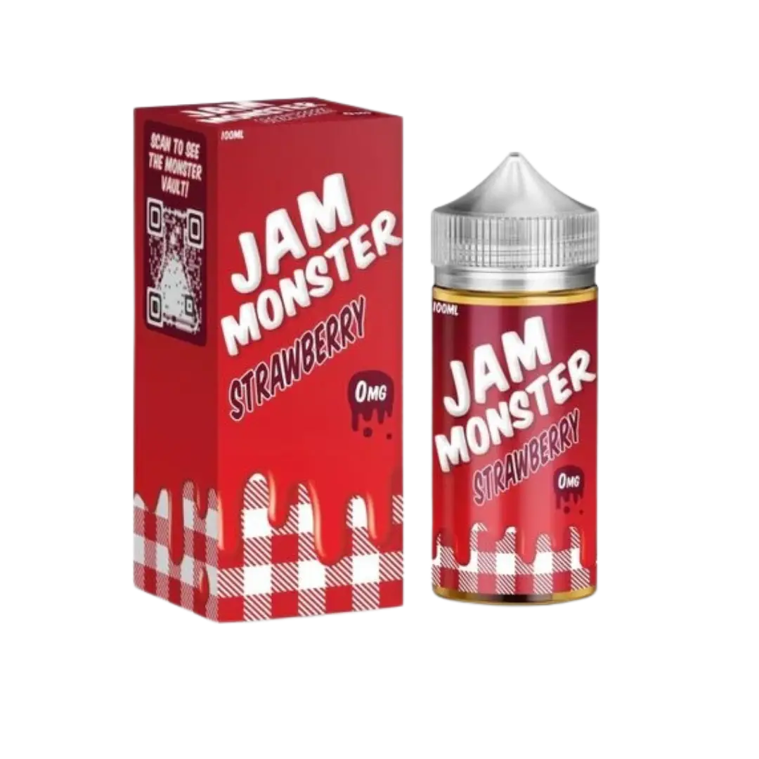 STRAWBERRY E-Liquid Jam Monster Vape Device