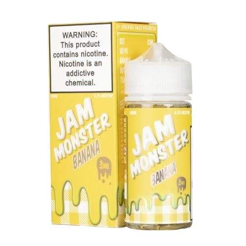 Banana Jam Monster E-Liquid 100ml Vape Device