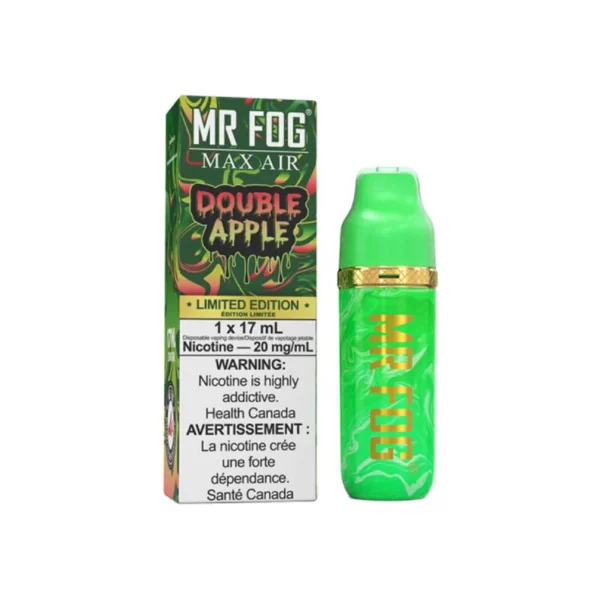 Double Apple – Mr Fog Max Air MA8500 Puffs – Disposable Vape