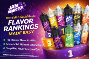jam monster Salt E-Liquid pods