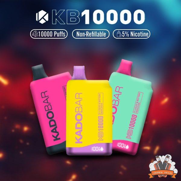 KADO BAR KB 10,000 PUFFS - 5% NIC - DISPOSABLE VAPE