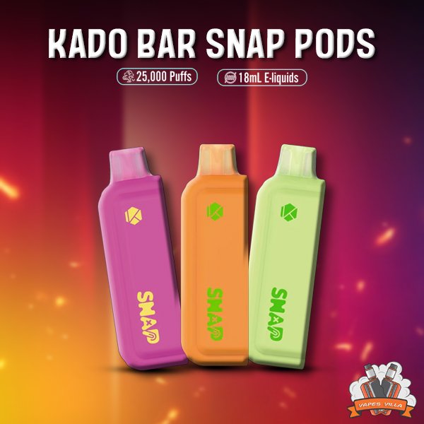 KADO BAR SNAP 5% 25K DISPOSABLE PODS