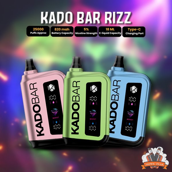 Kado Bar Rizz 5% 25000 Puffs Disposable