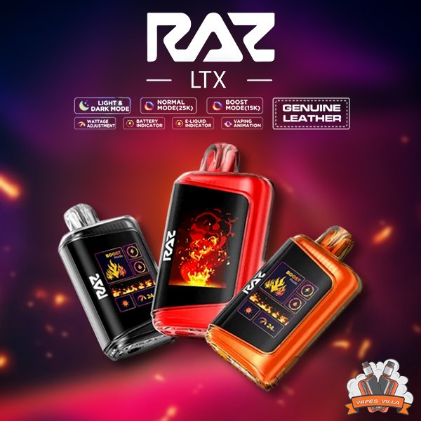 RAZ LTX 25K PUFFS DISPOSABLE VAPE 5% Nic (RAZ DC25000)