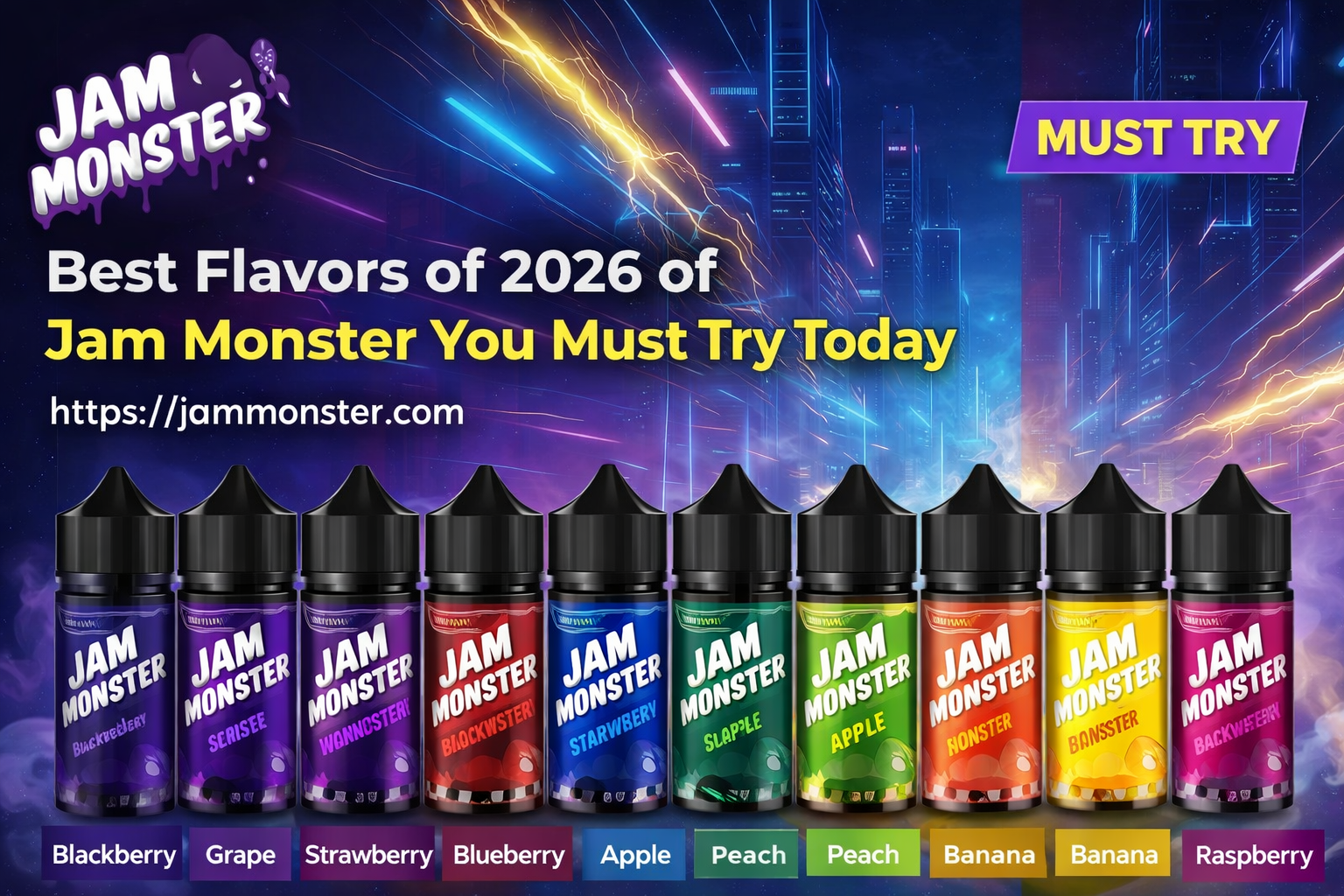 Jam monster flavors