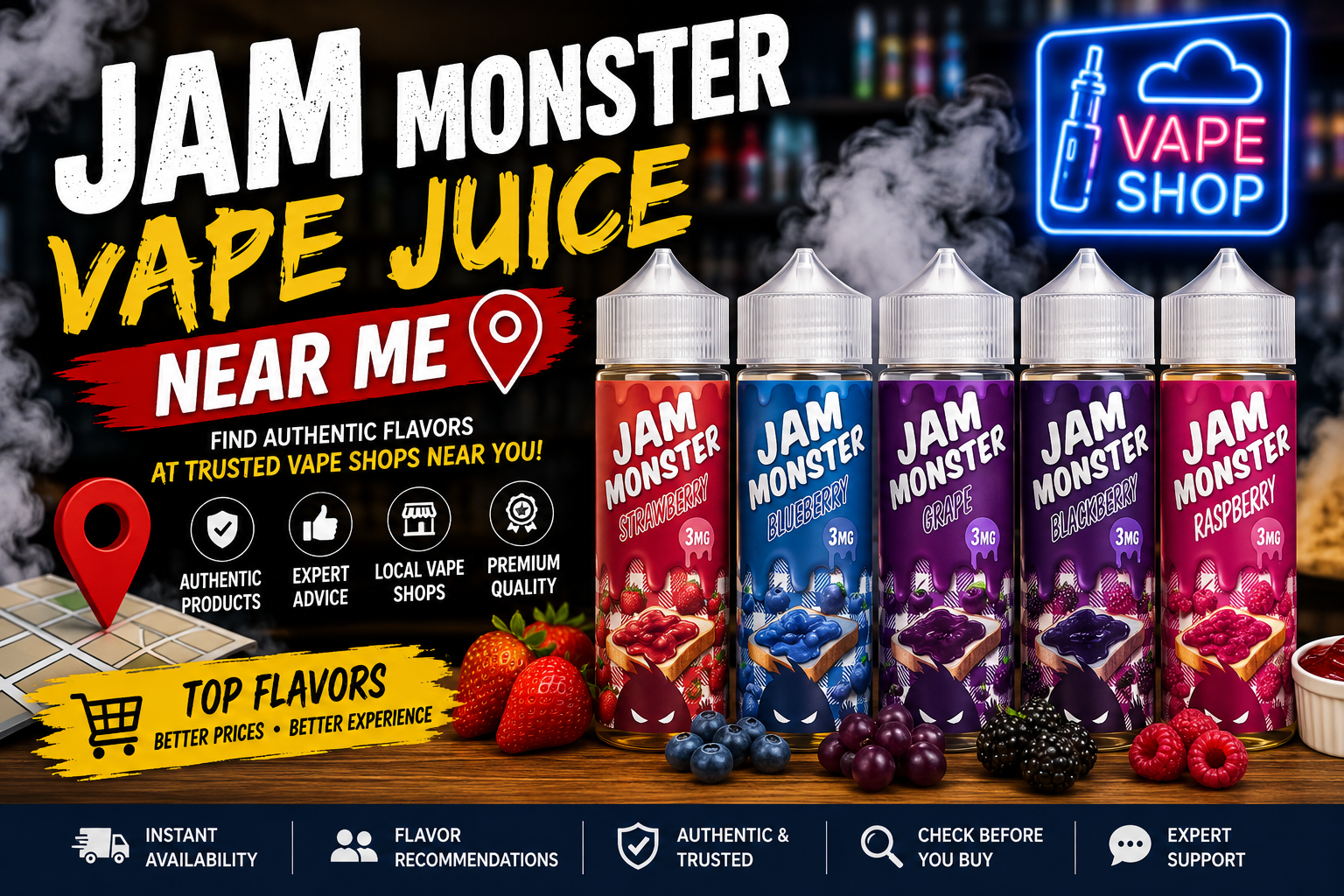 Jam Monster Vape Juice Near Me